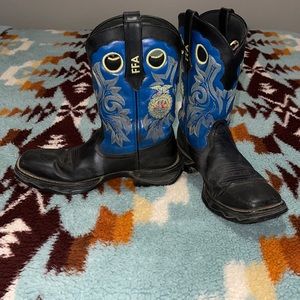 Lady rebel FFA boots💙💛